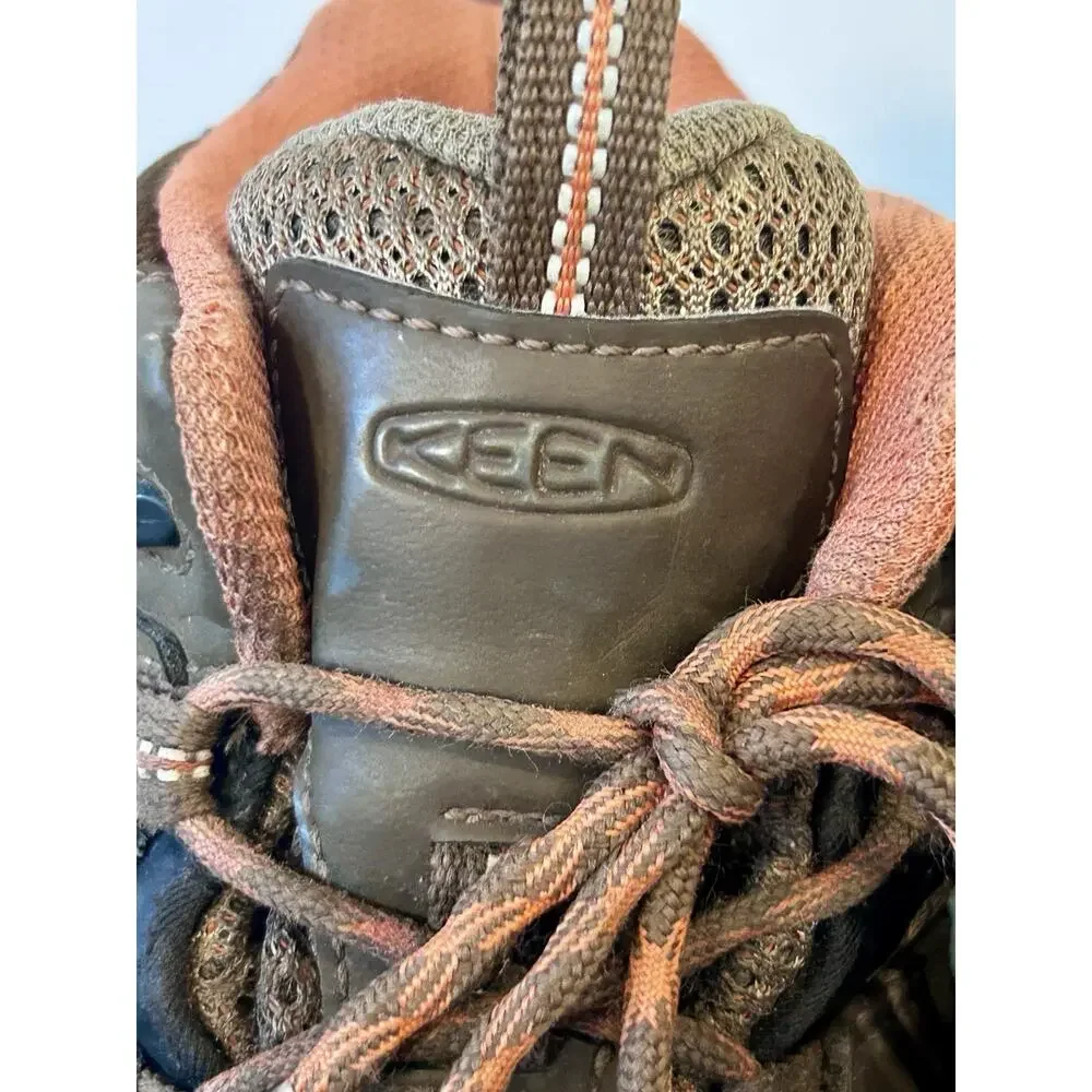 KEEN Koven Women's Waterproof Mid‎ Hiking Boots Dark Earth/Arabesque Size 8